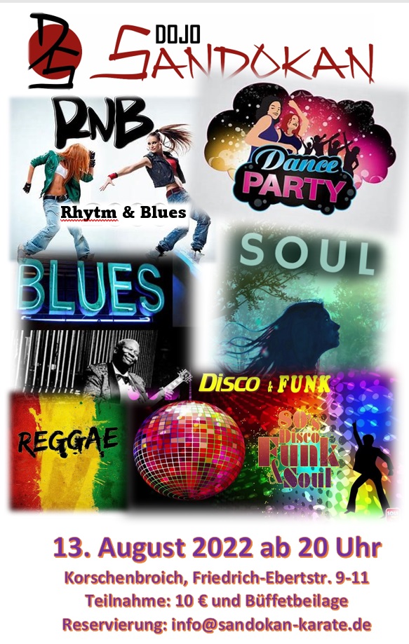 Soul, Funk, Reggae, Rhythm&Blues-Party