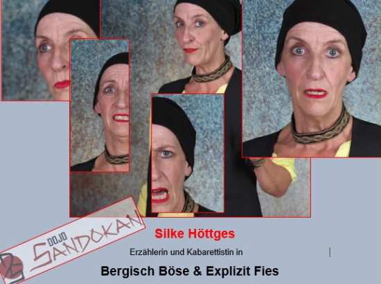 Silke Höttges, Erzählerin und Kabarettistin in Bergisch Böse & Explizit Fies