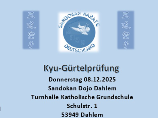 Kyu-Gürtelprüfung