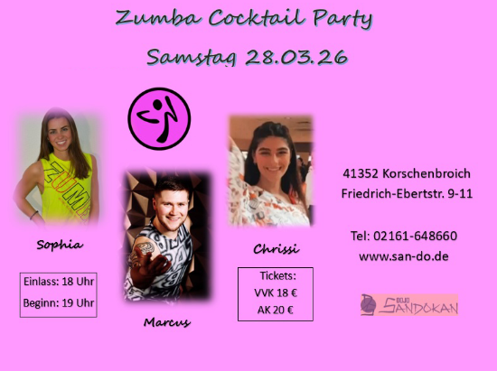 Zumba Cocltail Party