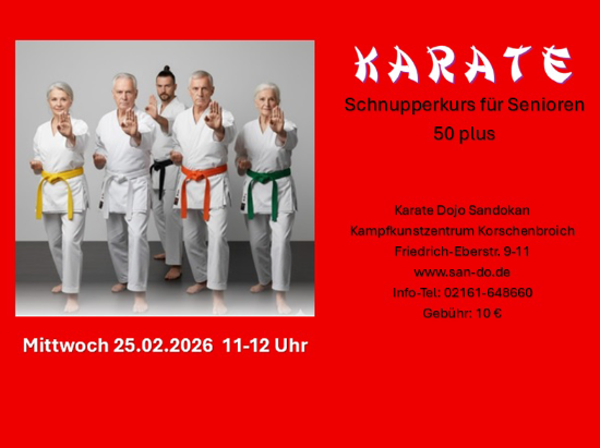 Karate Schnupperkurs