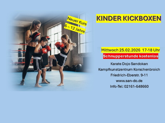 Kinder Kickboxen